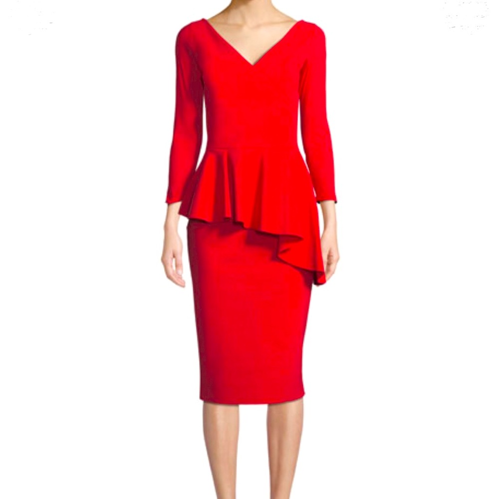 Chiara Boni La Petite Robe Passion Red Dress SZ 4 $695 SOLD OUT